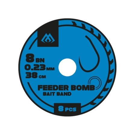 Przypon Mikado Feeder Bomb hak 8 0,23mm - bait band bez zadziora