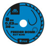 Przypon Mikado Feeder Bomb hak 10 0,20mm - bait band bez zadziora