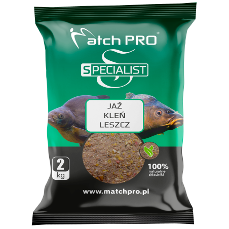 Zanęta Match Pro Specialist 2kg - JAŹ, KLEŃ, LESZCZ Zanęta Match Pro Specialist 2kg - JAŹ, KLEŃ, LESZCZ