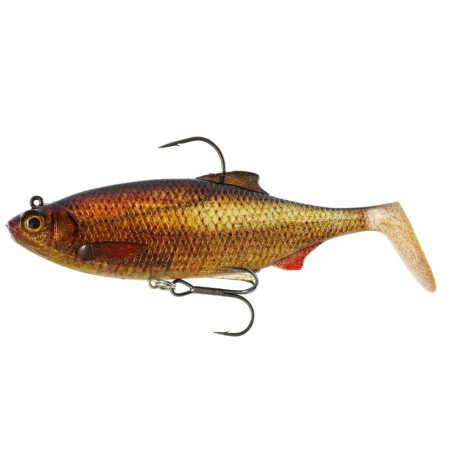 Guma Westin Ricky The Roach Shadtail R 'N R 14cm - Clear Rudd Guma Westin Ricky The Roach Shadtail R 'N R 14cm - Clear Rudd