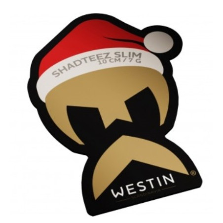 Przynęta niespodzianka Westin Shadteez Slim RNR 10cm - LIMITOWANA EDYCJA ŚWIĄTECZNA