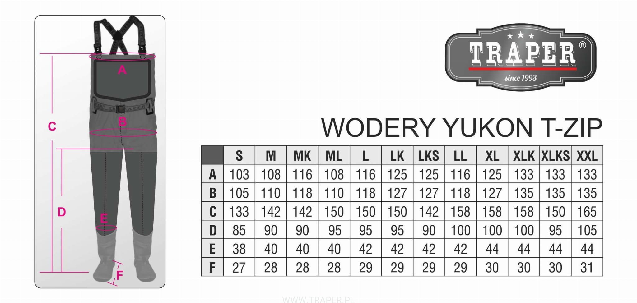 Wodery Traper Yukon T-zip XL