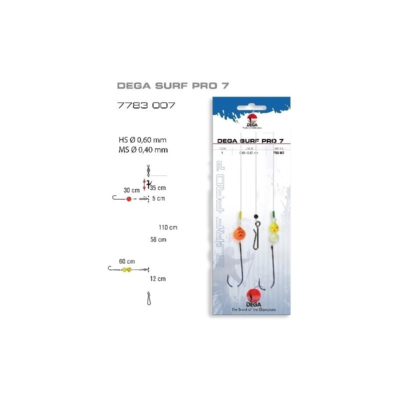 Przypon morski Surf Pro 0,70/0,40mm DEGA