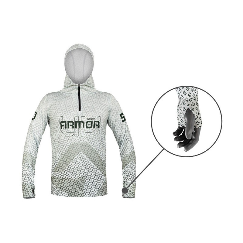 Bluza z kapturem Delphin UV ARMOR 50+ roz.L Bluza z kapturem Delphin UV ARMOR 50+ roz.L