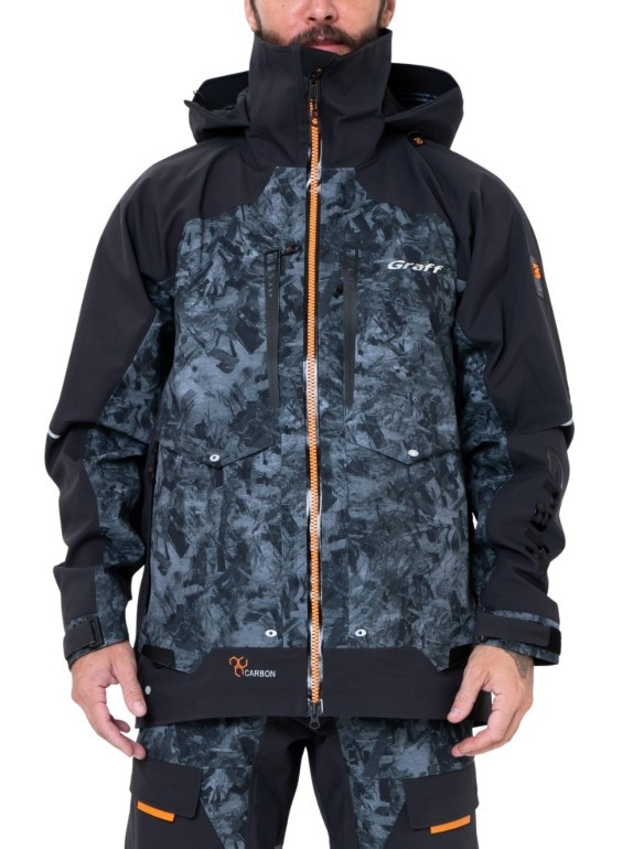 Kurtka przeciwdeszczowa Graff 631-B-8/3 carbon edition 3.0 roz.L