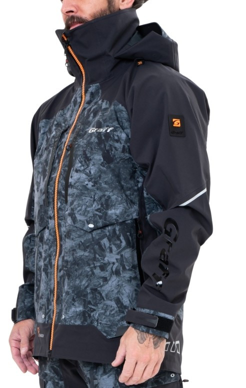 Kurtka przeciwdeszczowa Graff 631-B-8/3 carbon edition 3.0 roz.L