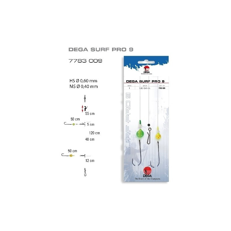 Przypon morski Surf Pro 0,70/0,40mm DEGA