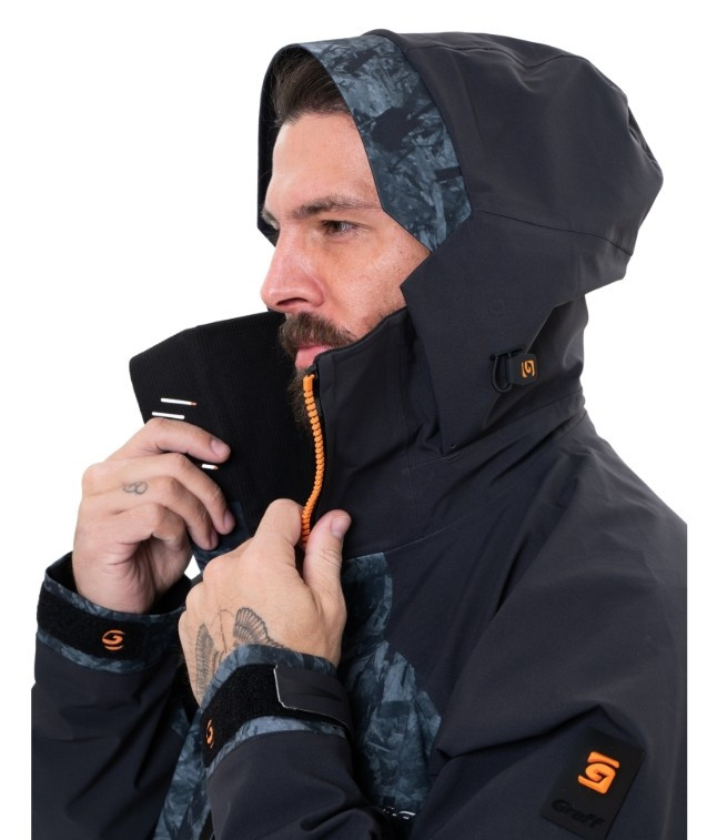 Kurtka przeciwdeszczowa Graff 631-B-8/3 carbon edition 3.0 roz.L