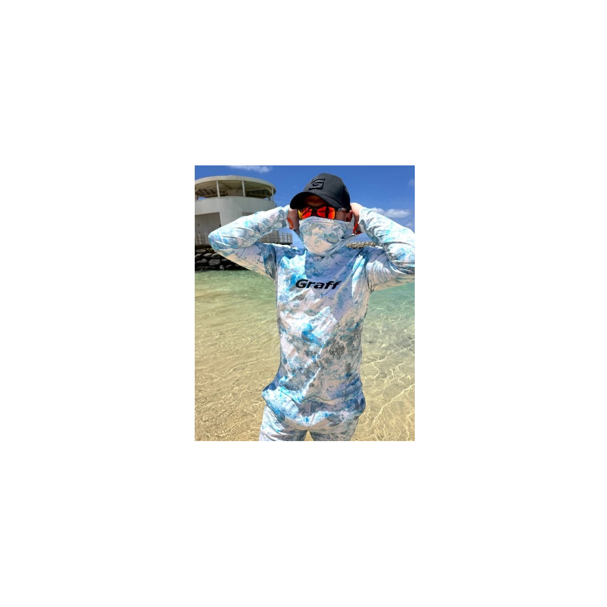 Bluza z kapturem Graff UPF50 964-CL-3/2 roz.L