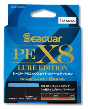Plecionka Seaguar PE X8 Lure Edition 150m / 1Gou / 0,165mm