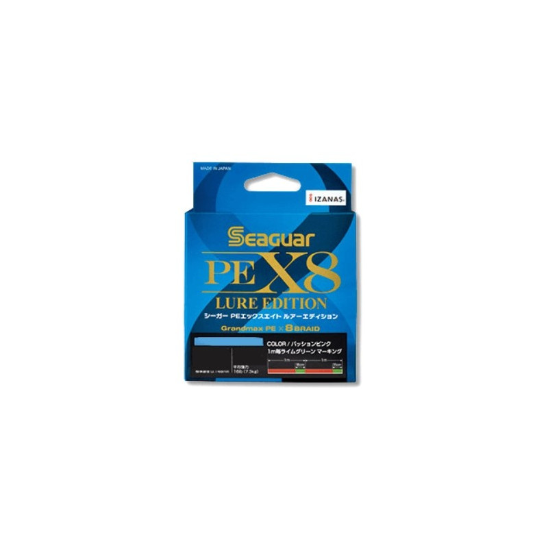 Plecionka Seaguar PE X8 Lure Edition 150m / 2Gou / 0,235mm