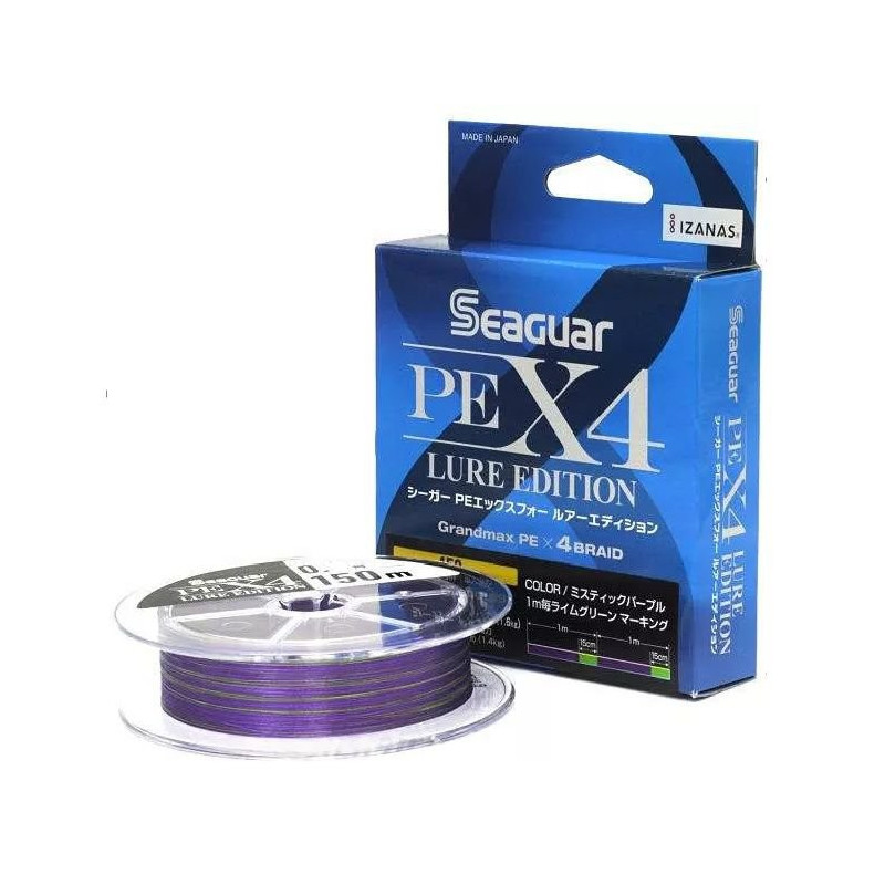 Plecionka Seaguar PE X4 Lure Edition 150m / 0.25Gou / 0,083mm