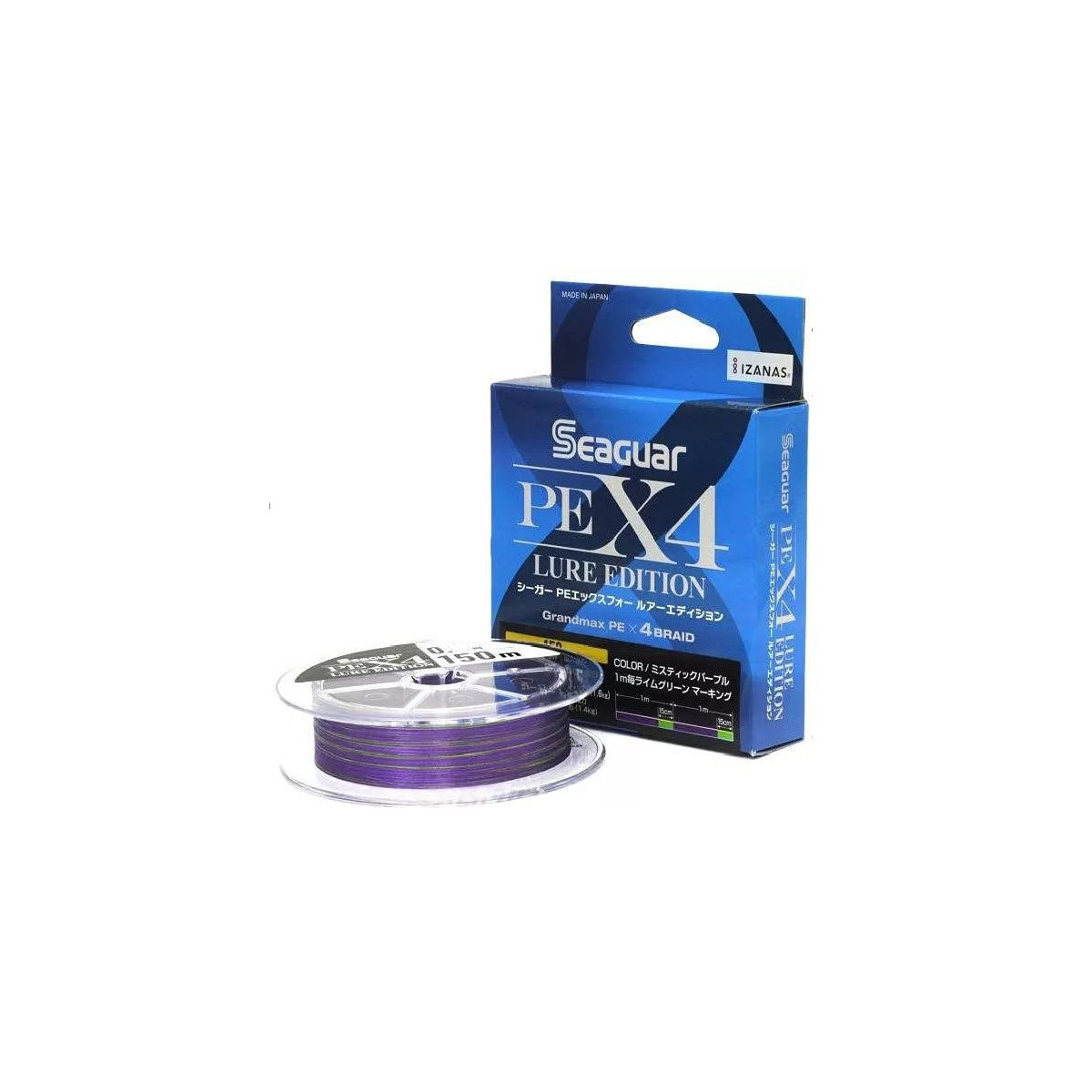 Plecionka Seaguar PE X4 Lure Edition 150m / 0.3Gou / 0,09mm Plecionka Seaguar PE X4 Lure Edition 150m / 0.3Gou / 0,09mm