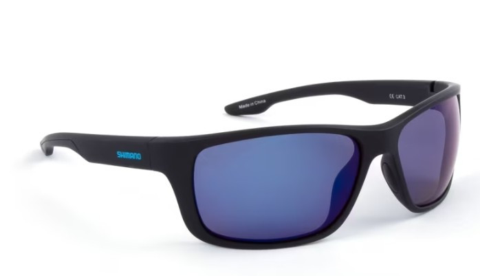 Okulary Shimano Antares Matte Black & Blue Mirror