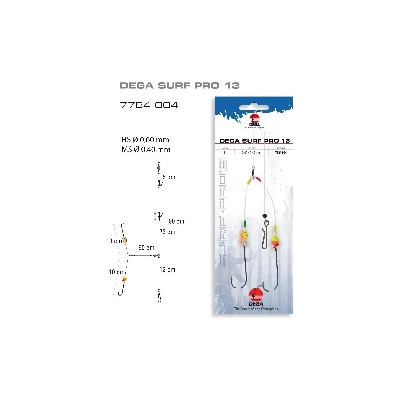 Przypon morski Surf Pro 0,70/0,40mm DEGA