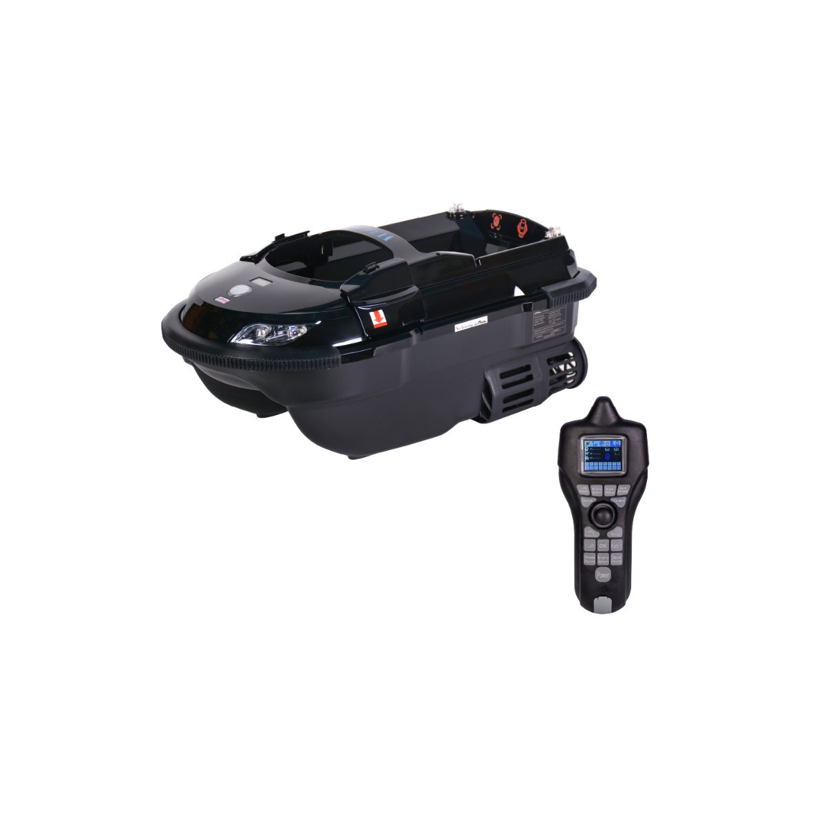 Łódka zanętowa Boatman Vulcan GPS Black