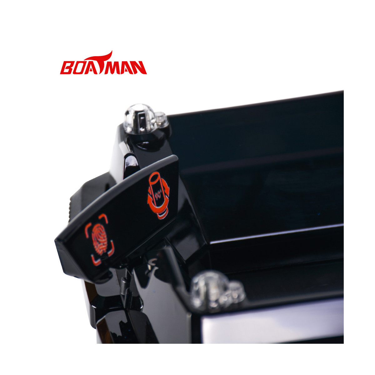 Łódka zanętowa Boatman Vulcan GPS Black