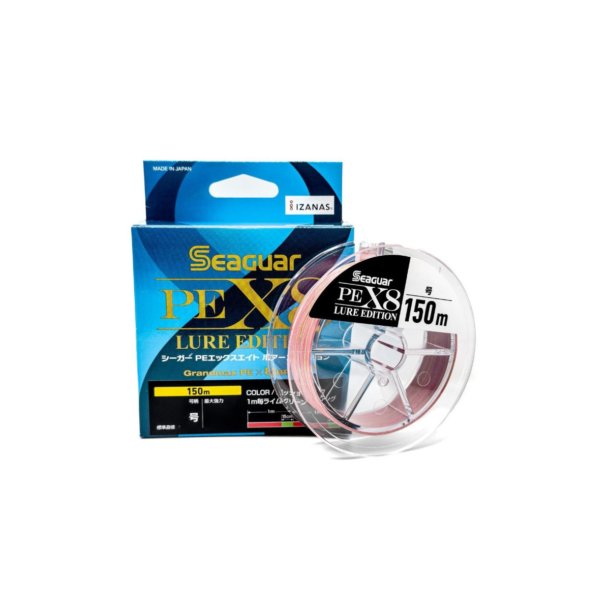 Plecionka Seaguar PE X8 Lure Edition 150m / 1,5Gou / 0,205mm