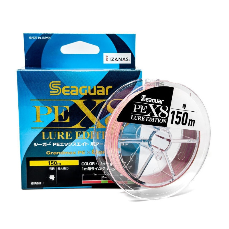 Plecionka Seaguar PE X8 Lure Edition 150m / 1,5Gou / 0,205mm