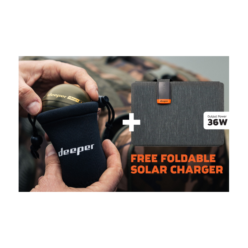 Power Bundle Echosonda Deeper Smart Sonar CHIRP+3 + ładowarka solarna Power Bundle Echosonda Deeper Smart Sonar CHIRP+3 + ładowarka solarna