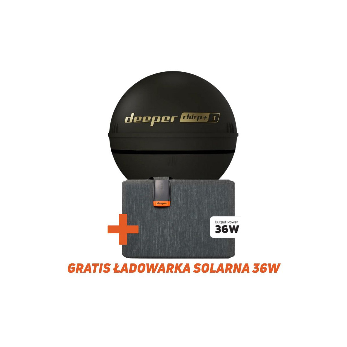 Power Bundle Echosonda Deeper Smart Sonar CHIRP+3 + ładowarka solarna Power Bundle Echosonda Deeper Smart Sonar CHIRP+3 + ładowarka solarna