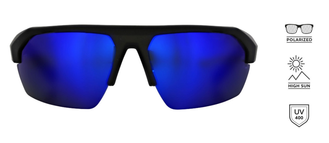 Okulary Westin W6 Sport 25 - Matte Black / Blue / K07-1124-OS3