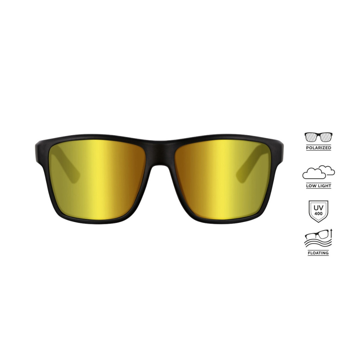Okulary Westin W6 Street 200F FLOATING - Matte Black / Yellow / K06-1123-OS2 Okulary Westin W6 Street 200F FLOATING - Matte Black / Yellow / K06-1123-OS2