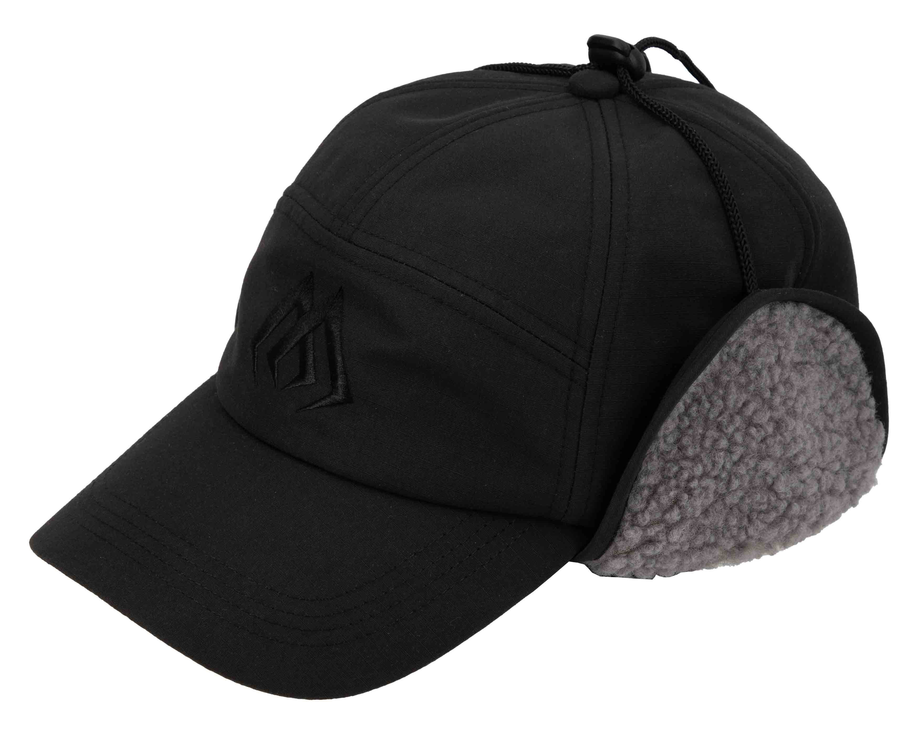 Czapka zimowa z daszkiem i polarem czarna Czapka zimowa z daszkiem i polarem czarna