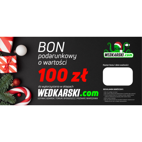 Świąteczny bon podarunkowy 100 zł