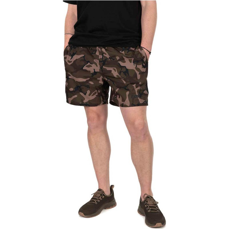 Spodenki Fox LW Swim Shorts roz.XL / Black/Camo Spodenki Fox LW Swim Shorts roz.XL / Black/Camo