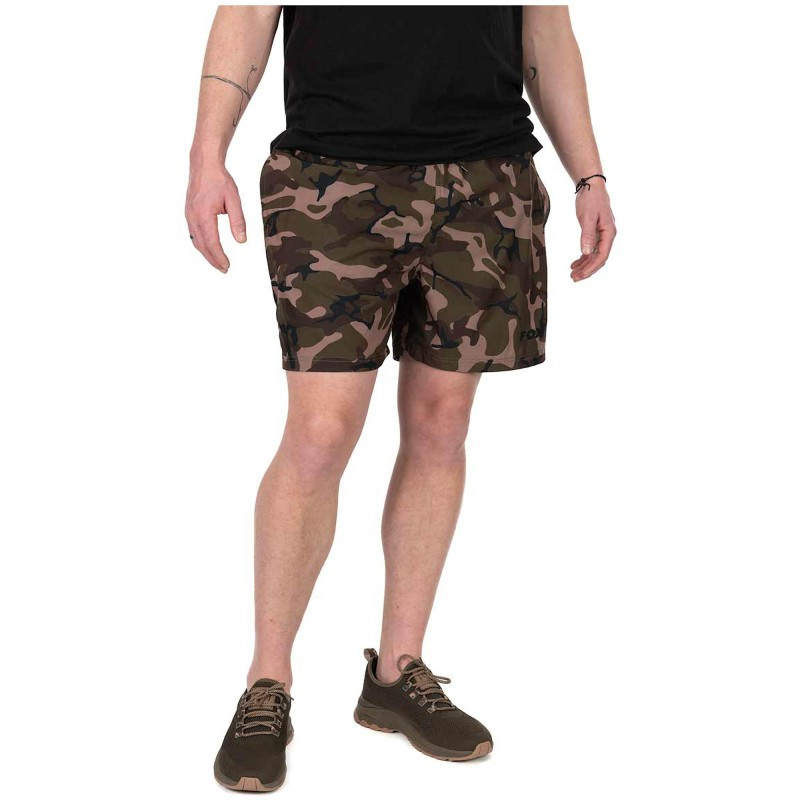 Spodenki Fox LW Swim Shorts roz.XL / Black/Camo Spodenki Fox LW Swim Shorts roz.XL / Black/Camo