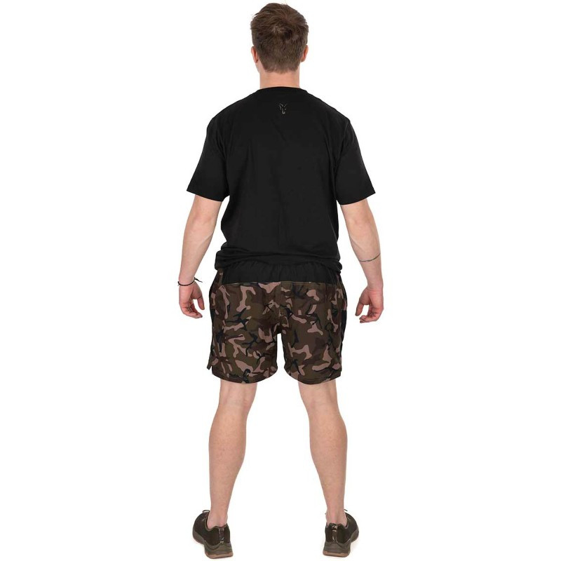 Spodenki Fox LW Swim Shorts roz.XL / Black/Camo Spodenki Fox LW Swim Shorts roz.XL / Black/Camo