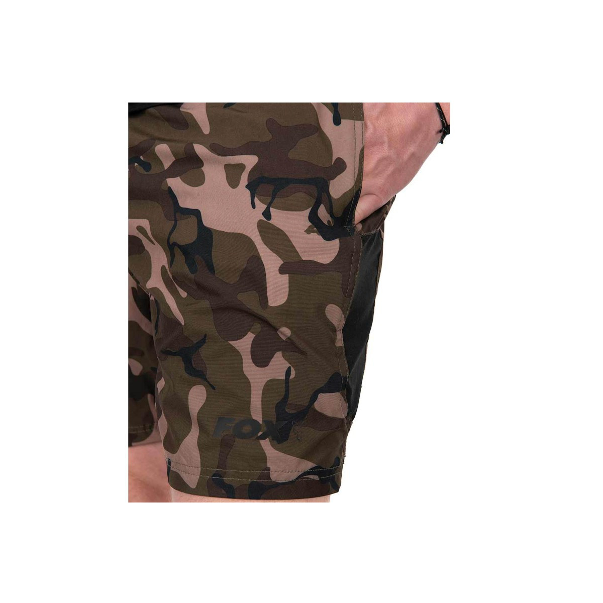 Spodenki Fox LW Swim Shorts roz.XL / Black/Camo Spodenki Fox LW Swim Shorts roz.XL / Black/Camo
