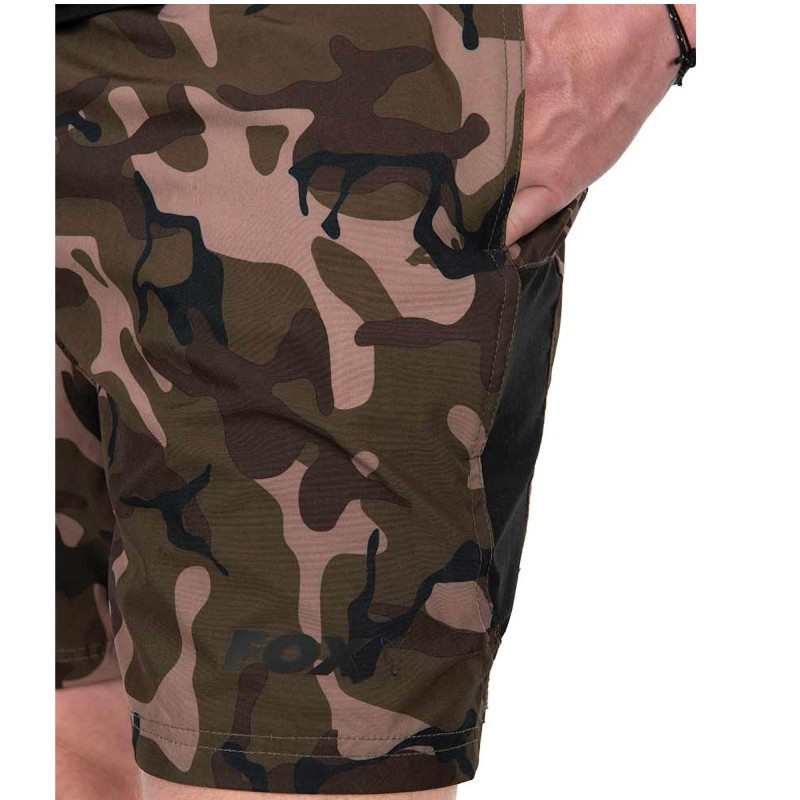 Spodenki Fox LW Swim Shorts roz.XL / Black/Camo Spodenki Fox LW Swim Shorts roz.XL / Black/Camo