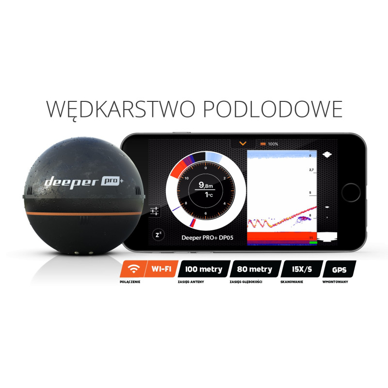 Echosonda Deeper Smart Sonar PRO+ Echosonda Deeper Smart Sonar PRO+