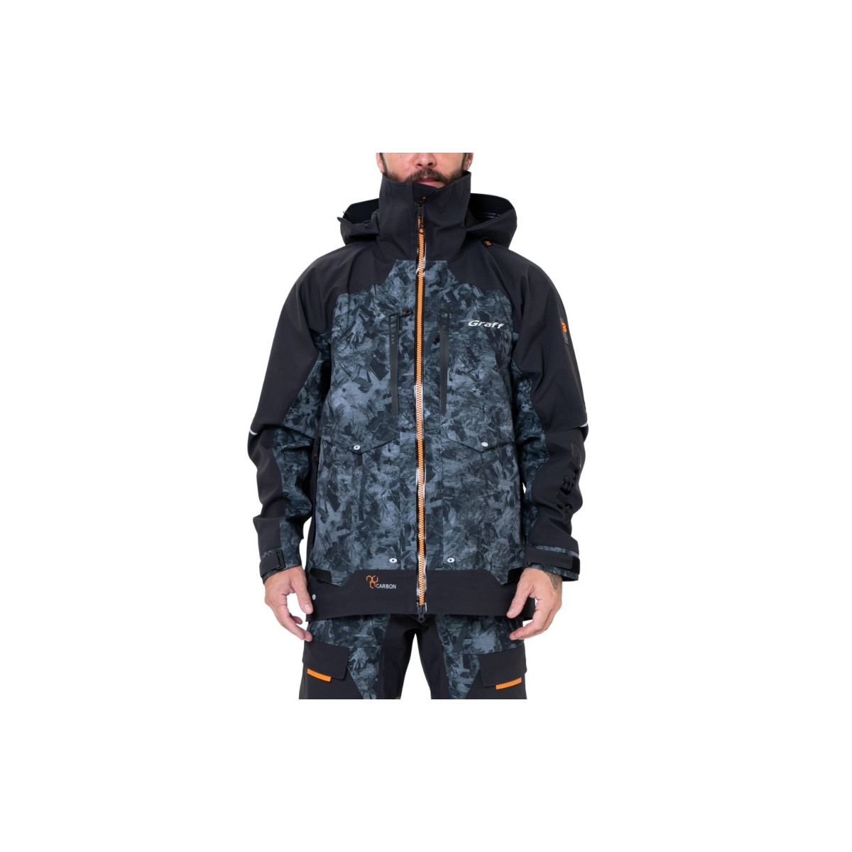 Kurtka przeciwdeszczowa Graff 631-B-8/3 carbon edition 3.0 roz.XL