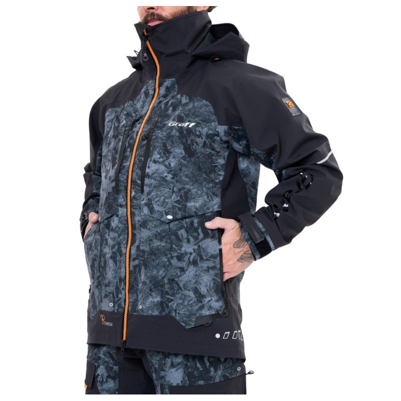 Kurtka przeciwdeszczowa Graff 631-B-8/3 carbon edition 3.0 roz.XL