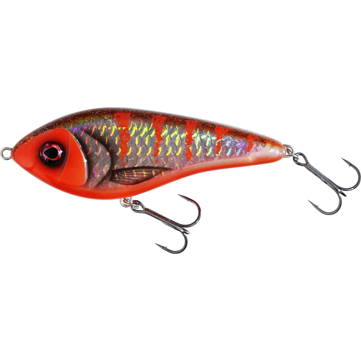 Wobler Westin SWIM GLIDEBAIT 10cm Low Floating - 3D Rocky Red