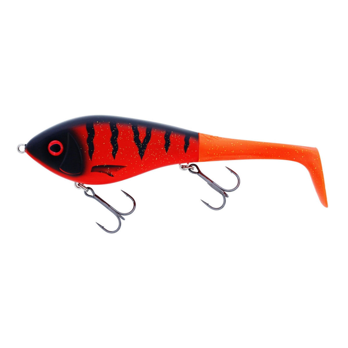 Wobler Westin Swim Tail 12cm SINKING - Fire