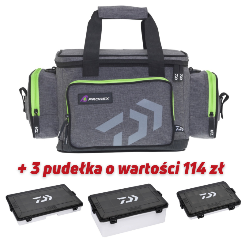 Torba Daiwa Prorex D-Box Tackle Bag roz. M + GRATIS 3 pudełka