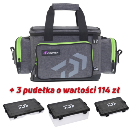 Torba Daiwa Prorex D-Box Tackle Bag roz. M + GRATIS 3 pudełka