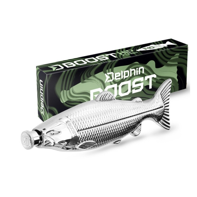 Nierdzewna piersiówka Delphin BOOST 140ml Nierdzewna piersiówka Delphin BOOST 140ml