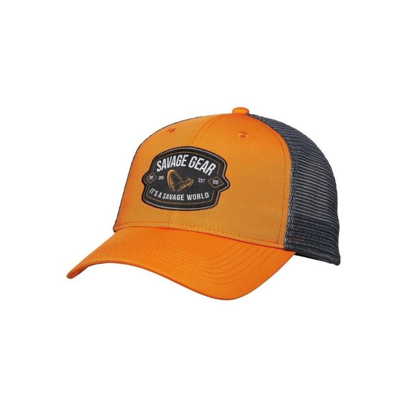 Czapka Savage Gear Badge Trucker Cap ORANGE