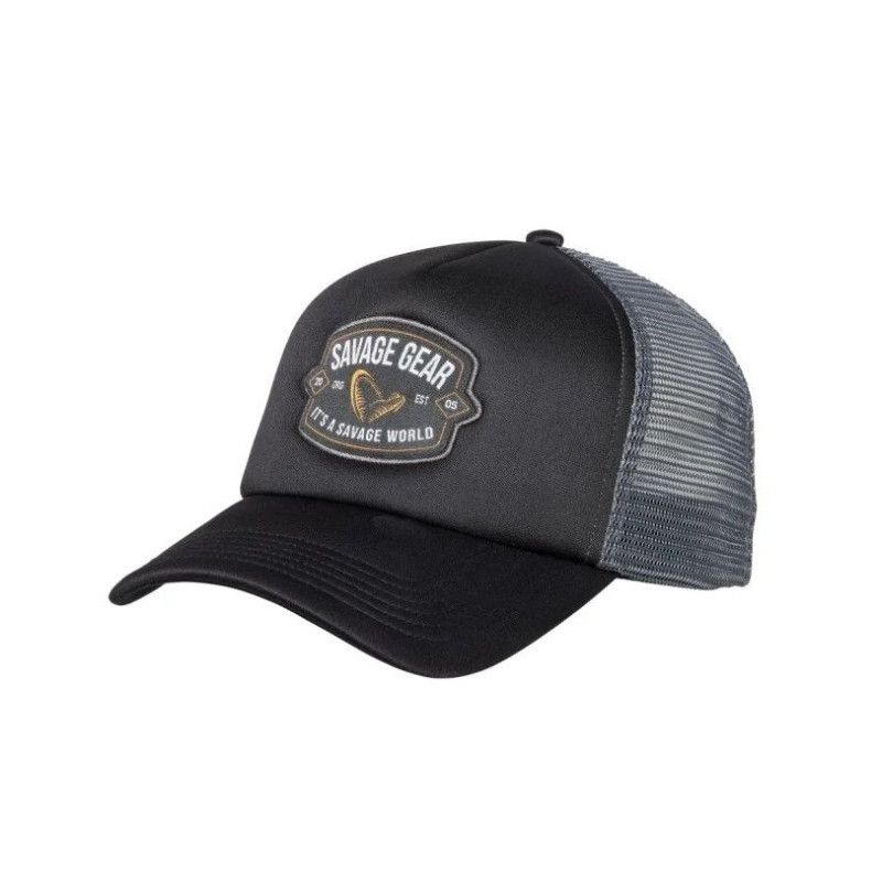 Czapka Savage Gear Badge Trucker Cap Black