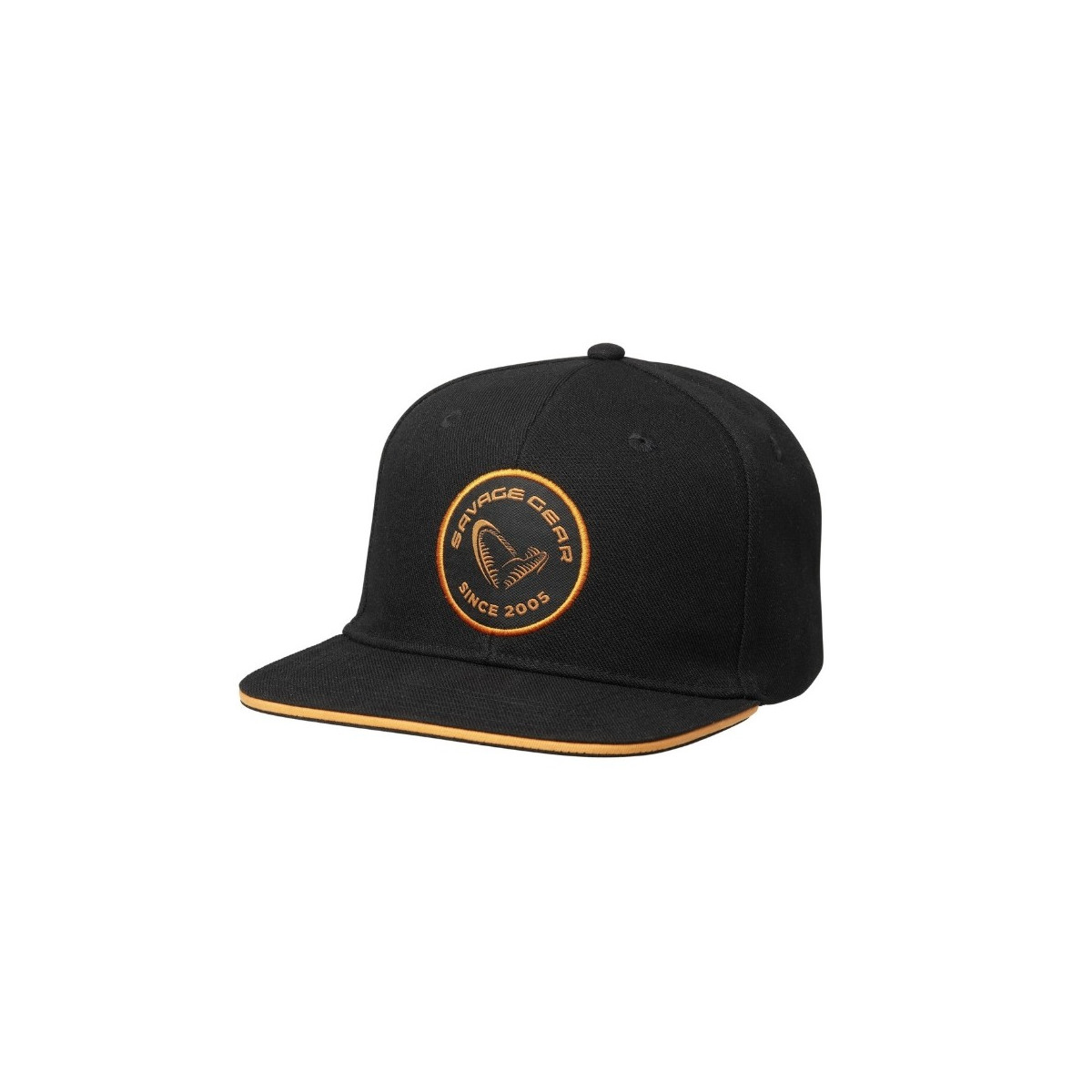 Czapka Savage Gear Badge Flatbill Cap Black Orange