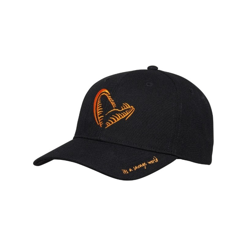 Czapka Savage Gear Jaw Baseball Cap Black