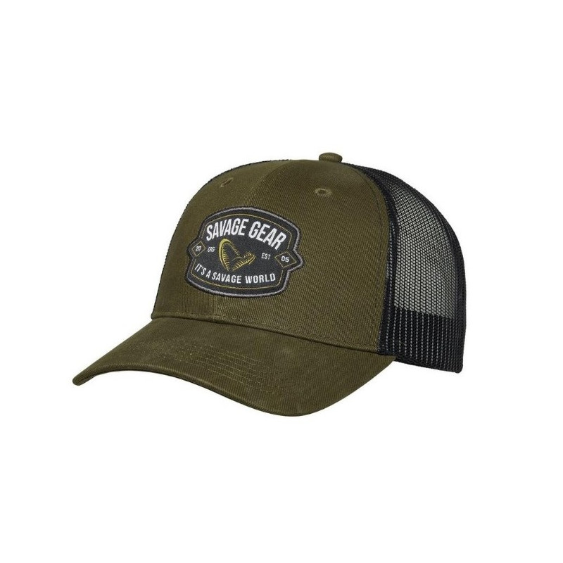 Czapka Savage Gear Badge Trucker Cap GREEN