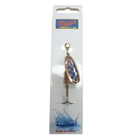 Błystka obrotowa Mepps COMET DECORE roz.3 / 6,5g - miedziany/niebieskie kropki Błystka obrotowa Mepps COMET DECORE roz.3 / 6,5g - miedziany/niebieskie kropki