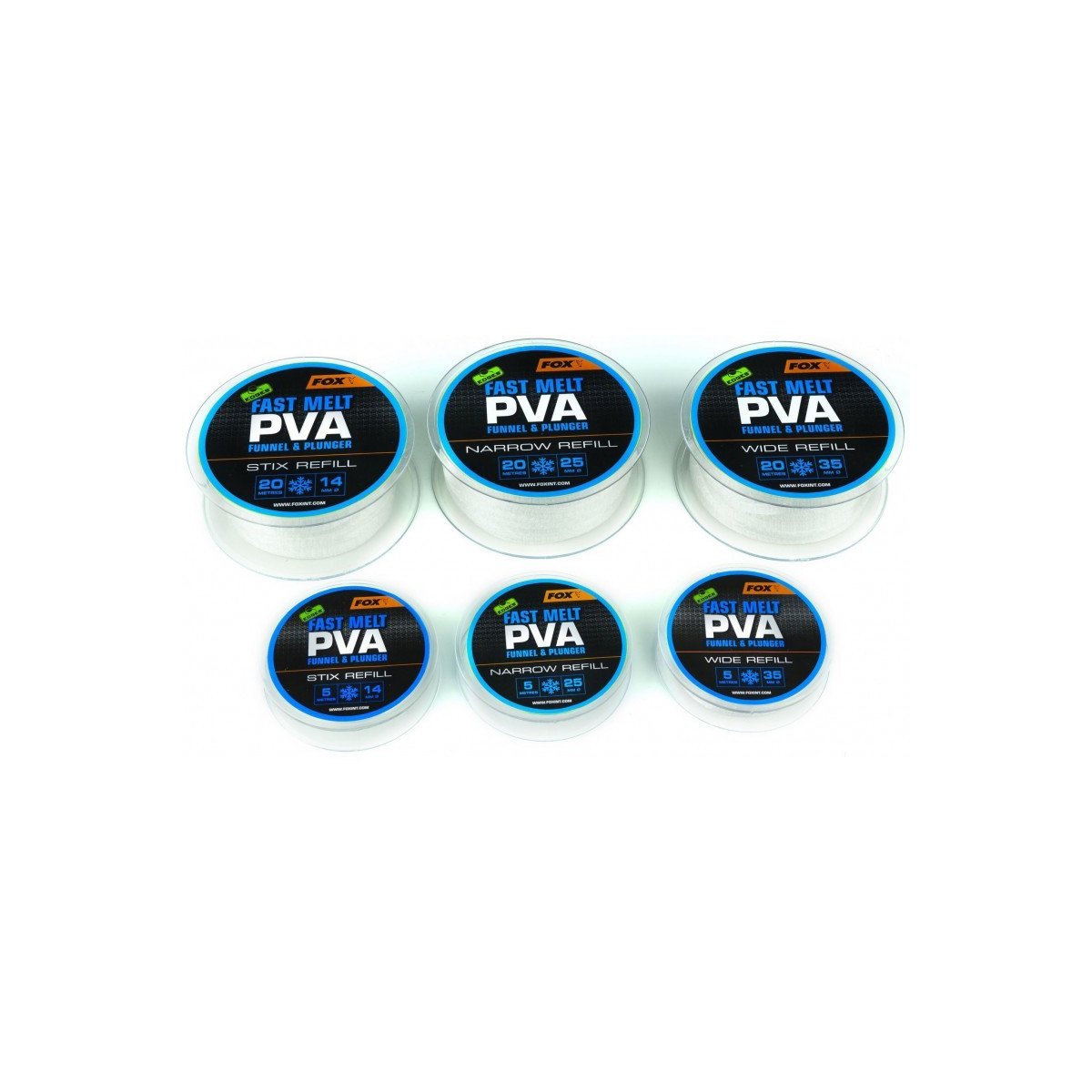 Siatka PVA Fox Mesh Refill - FAST 20m / Narrow 25mm Siatka PVA Fox Mesh Refill - FAST 20m / Narrow 25mm