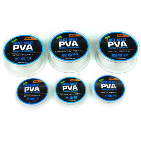 Siatka PVA Fox Mesh Refill - FAST 20m / Narrow 25mm Siatka PVA Fox Mesh Refill - FAST 20m / Narrow 25mm